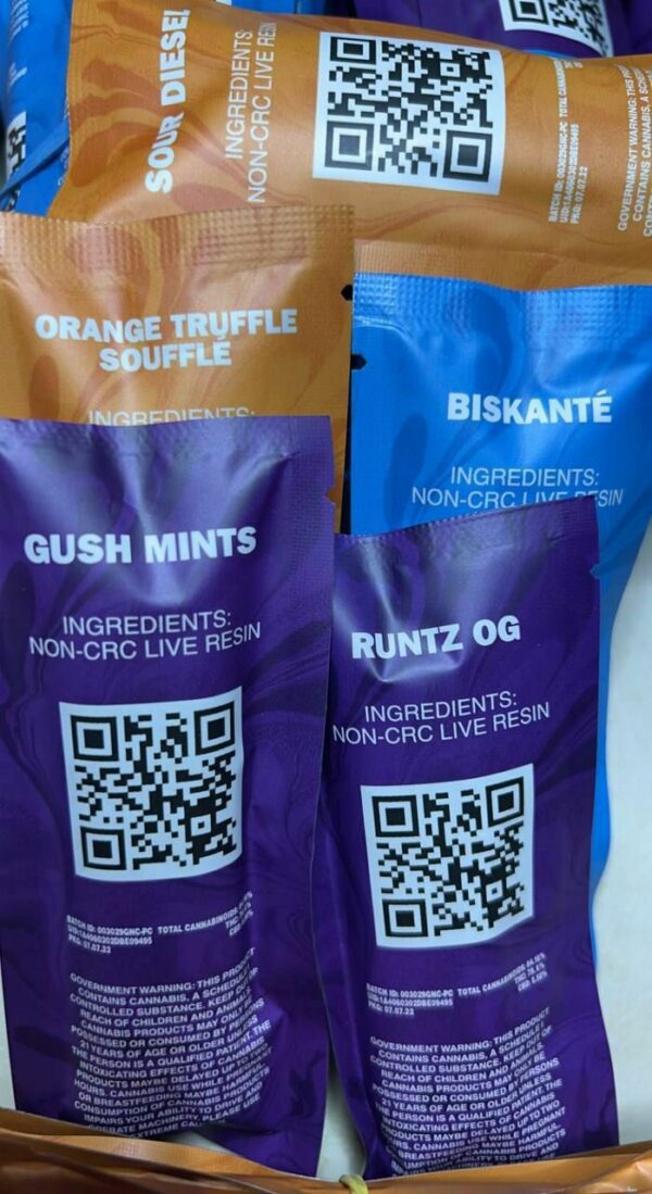 pressure live resin disposables