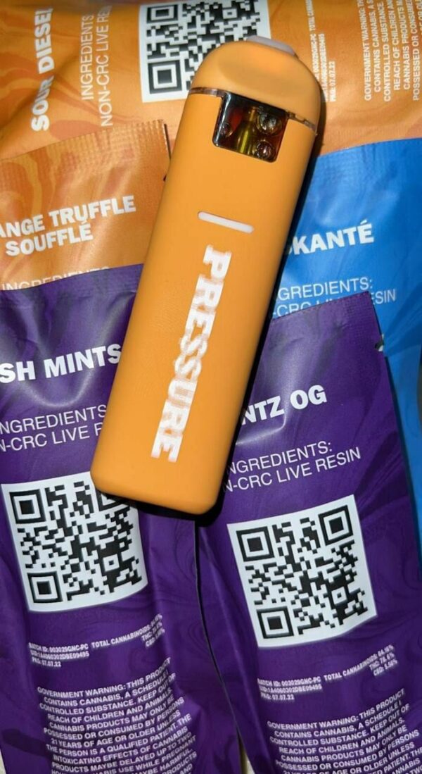 pressure live resin disposables